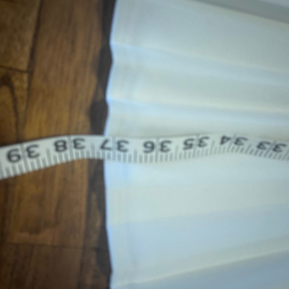 Vintage 60’s Mod A-Line Tannel Pleated Dress Tapastry Belt Sash Pearl Buttons Sm - Picture 13 of 16